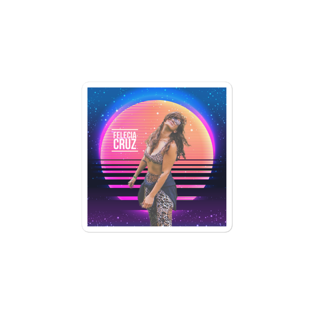 Felecia Cruz 1980’s Sticker