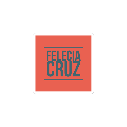 Felecia Cruz Logo Sticker