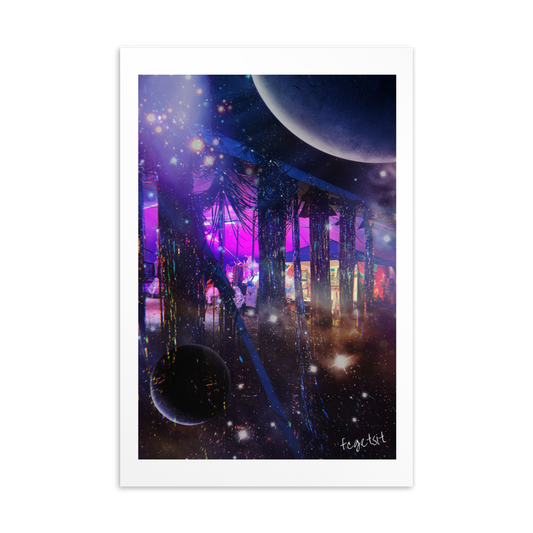 “Festival Night” Collectable Postcard