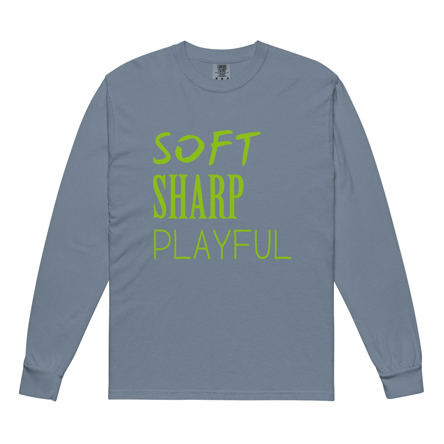 “Soft, Sharp, Playful” Long Sleeve Shirt