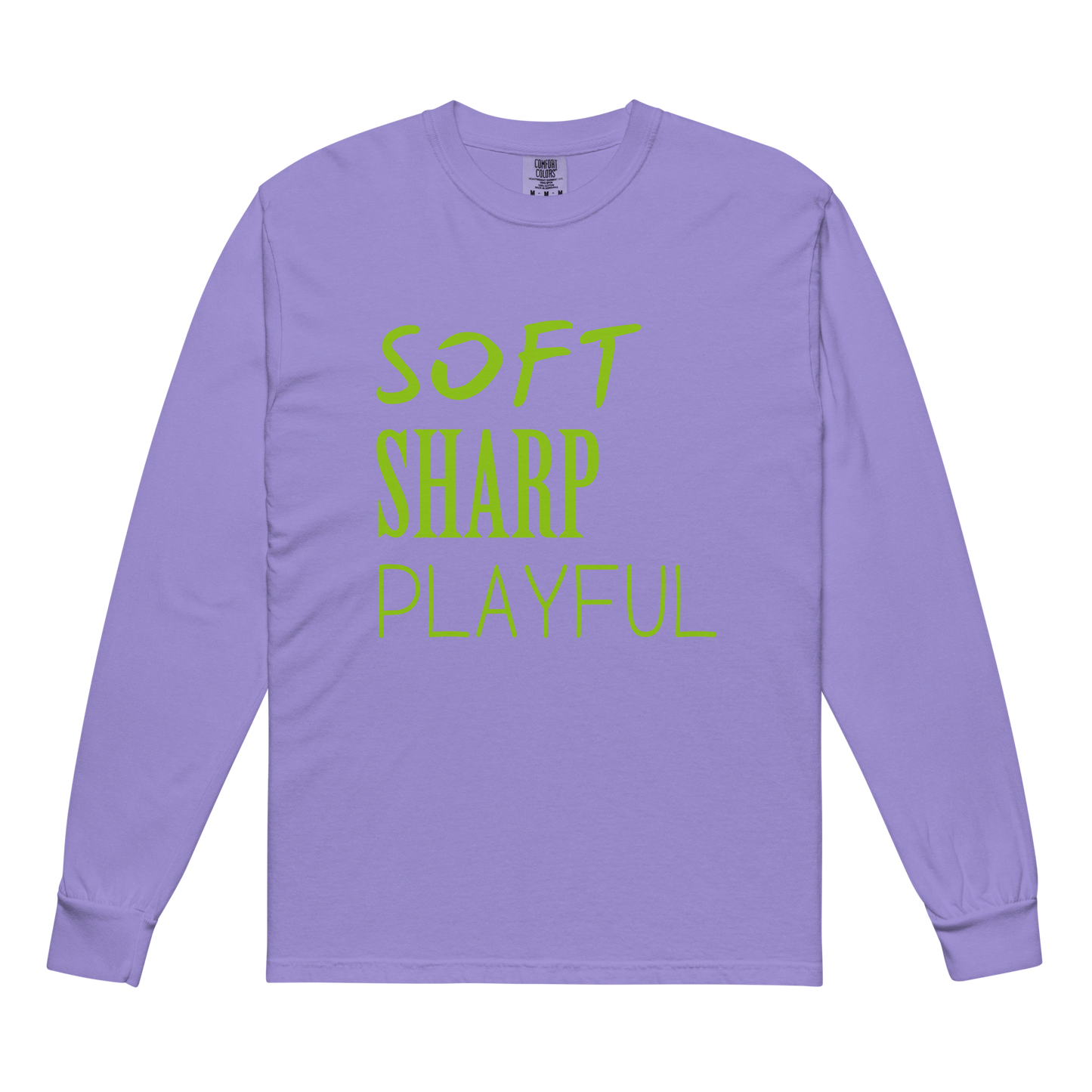 “Soft, Sharp, Playful” Long Sleeve Shirt