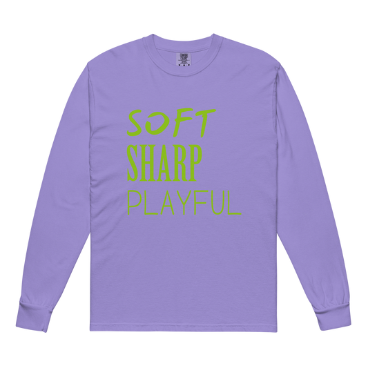 “Soft, Sharp, Playful” Long Sleeve Shirt